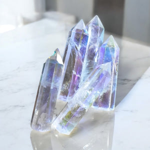2.5-3inch Aura Crystal Quartz Point