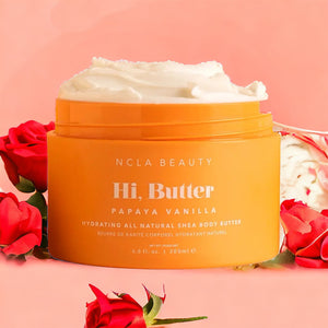 Hi, Butter All Natural Shea Body Butter - Papaya Vanilla