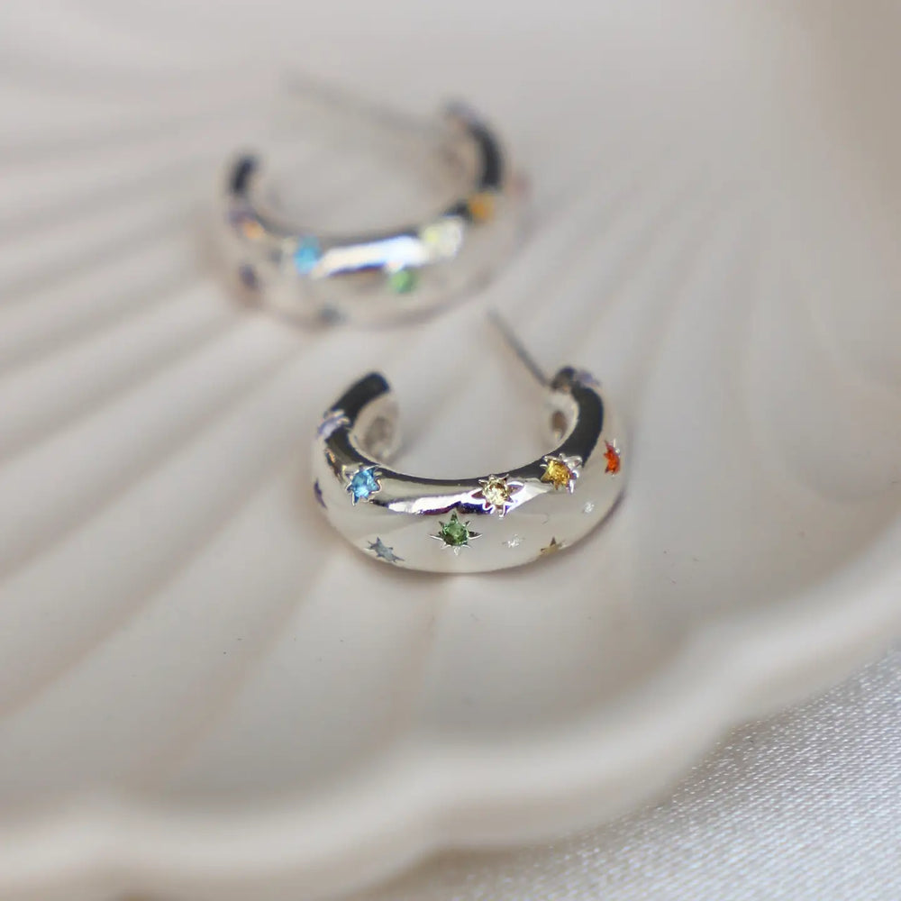 Penny Cz Star Hoop