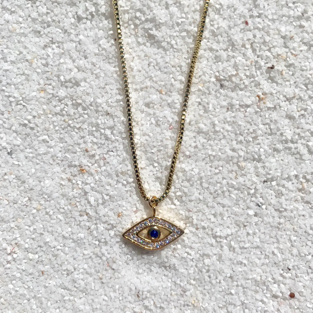 Rhiannon Evil Eye Necklace