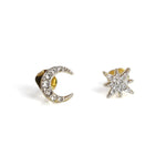 Moon & Star Studs