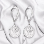Played Royal King Stud Dangle Drop Earrings