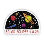 Solar Eclipse Telescope & Planets Sticker | April 8, 2024