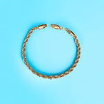 18k Gold Filled 3mm Rope Bracelet