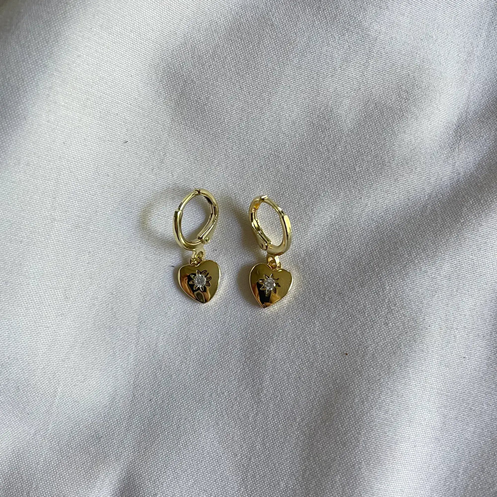 All My  Love Huggie Earrings