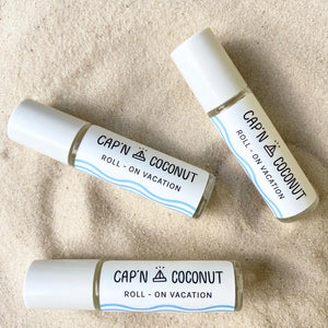 Coconut Vanilla CBD Roll-On Summer Vacation Perfume