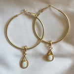 Always On My Mind Opal Hoops
