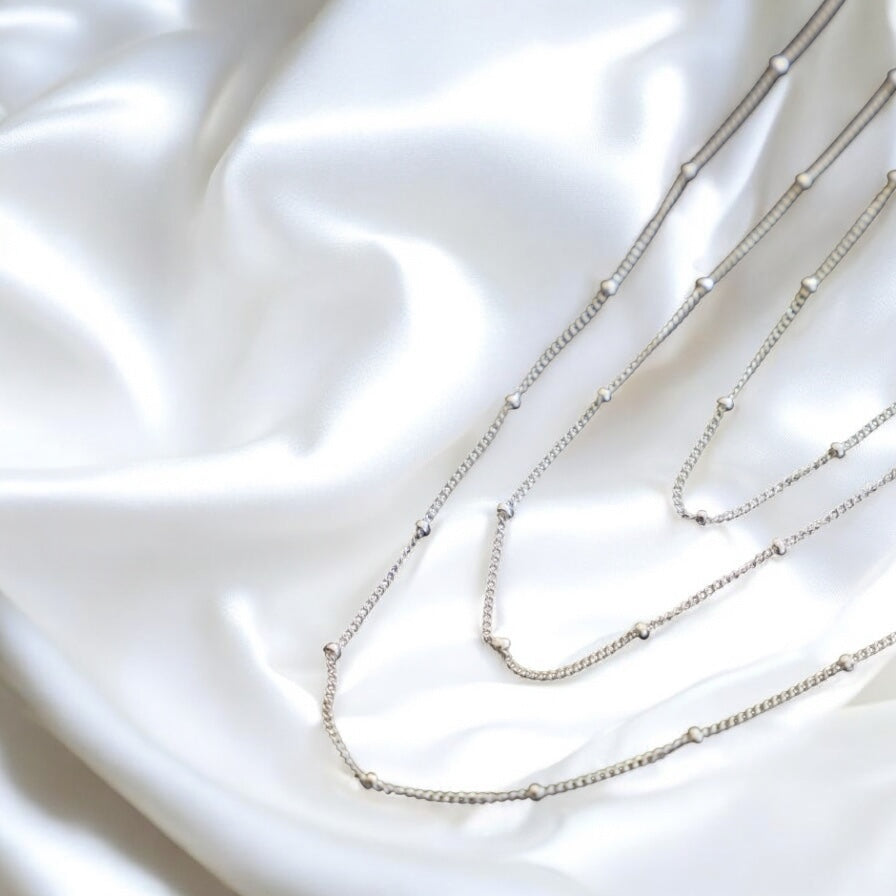 Sterling Silver Satellite Cable Chain