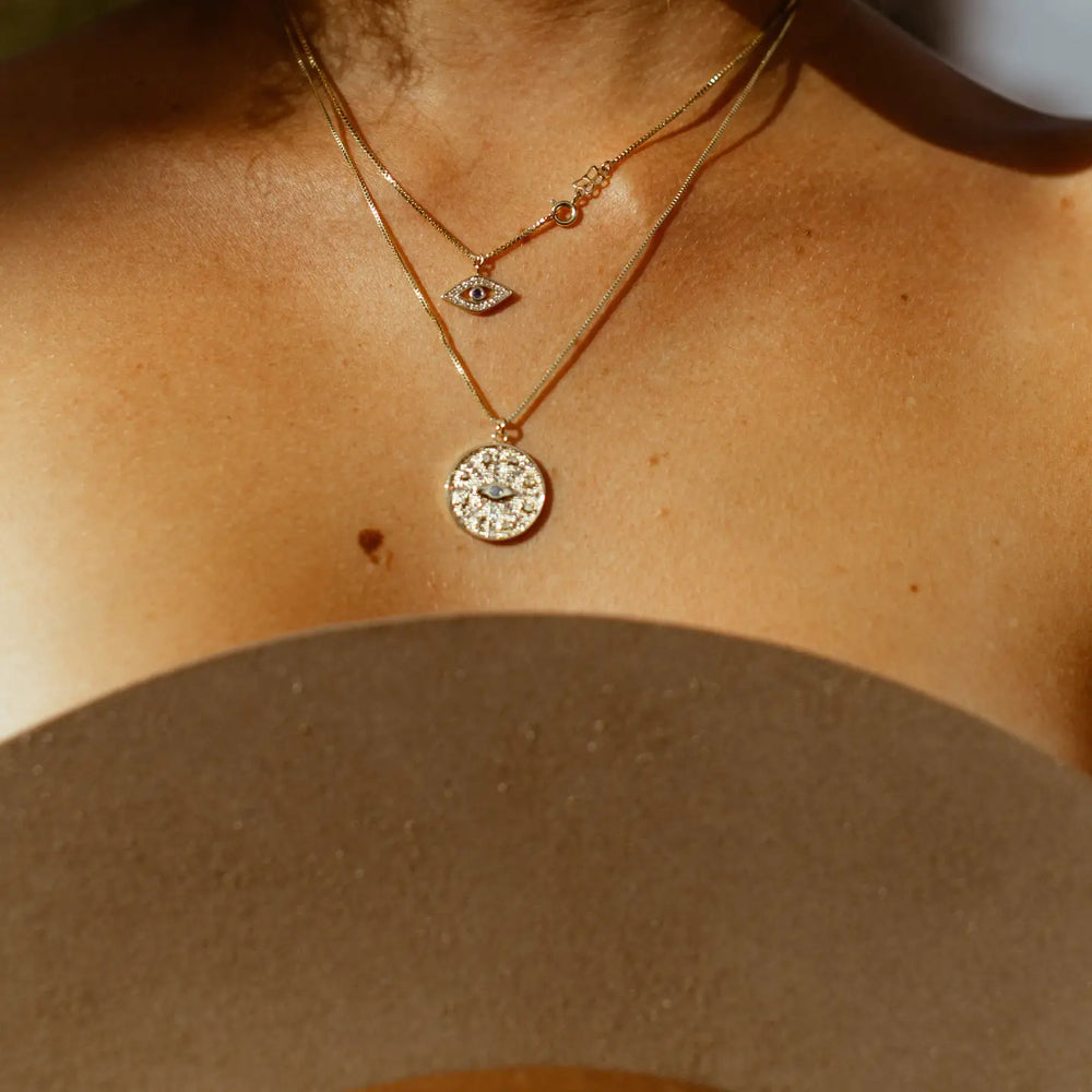 Rhiannon Evil Eye Necklace