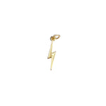 Gold Filled Dainty Lightning Bolt Charm Pendant