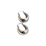 Coco Chunky Hoop-Silver
