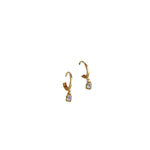 Miniature Cz Drop Earrings