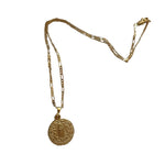 Mary Medallion Gold Filled Virgin Mary Necklace