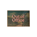 “Out of Office” Horizontal Poster, Wall Art, Trendy Poster