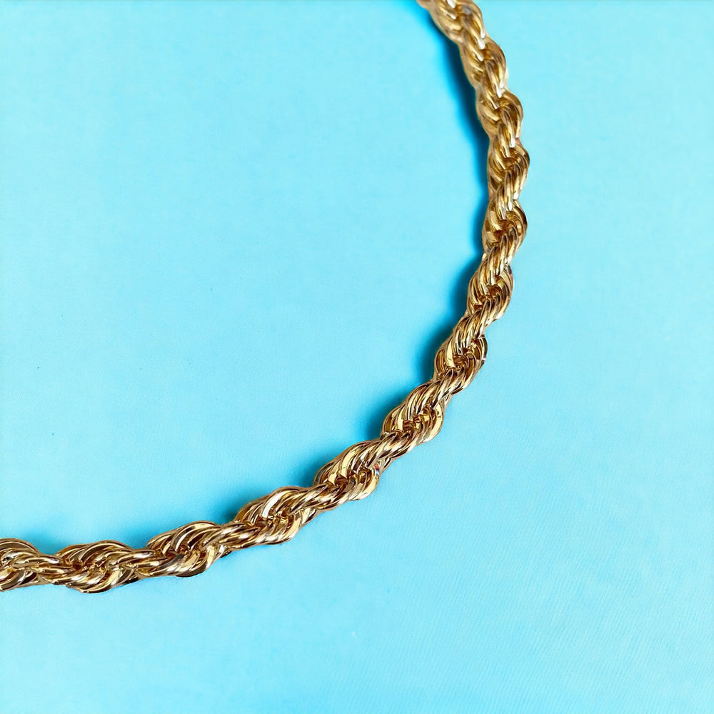 18k Gold Filled 3mm Rope Bracelet