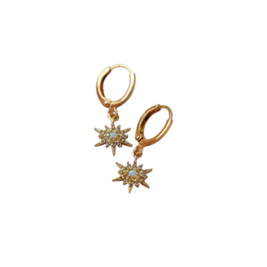 Opalite Starburst Huggies