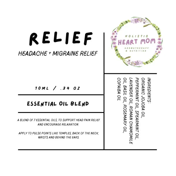 Essential Oil Blend For Headache + Migraine Relief
