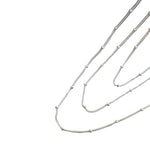 Sterling Silver Satellite Cable Chain