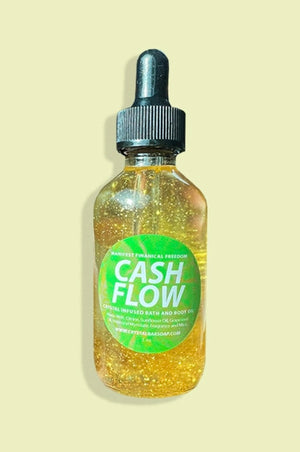 Cash Flow | 2 oz Bath & Body Oil | Crystal Infused
