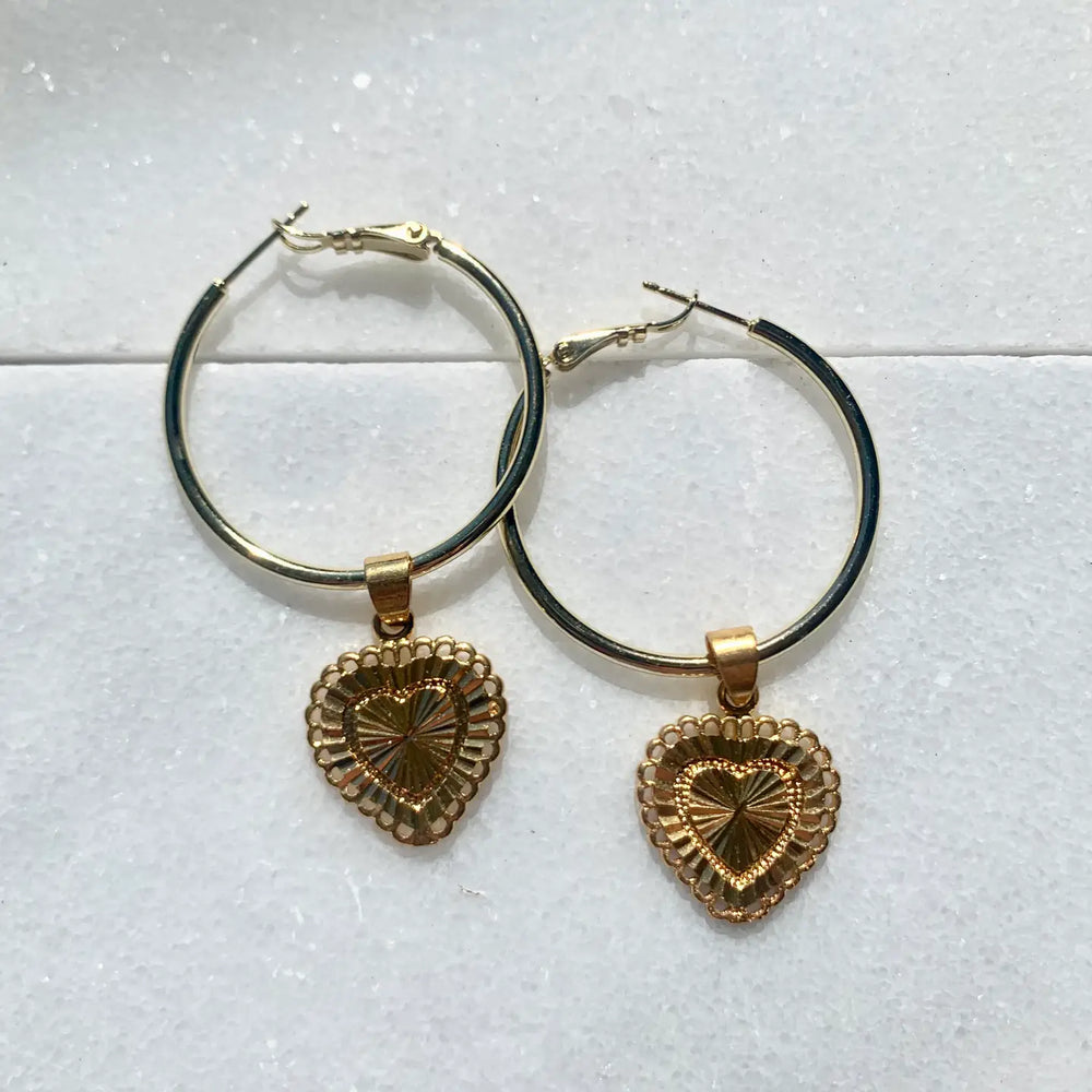 Heartbreaker Hoop Earrings