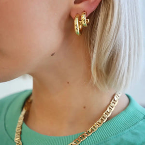 Penny Cz Star Hoop