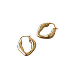 Organic Gold Hoops