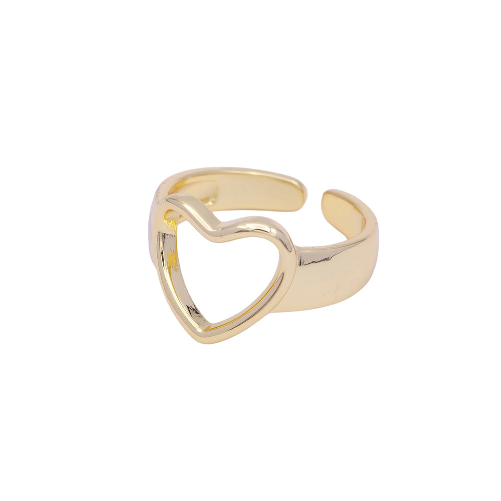 Open Heart in 14k Gold Filled Adjustable Ring