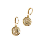 Wax Seal Huggie Earring