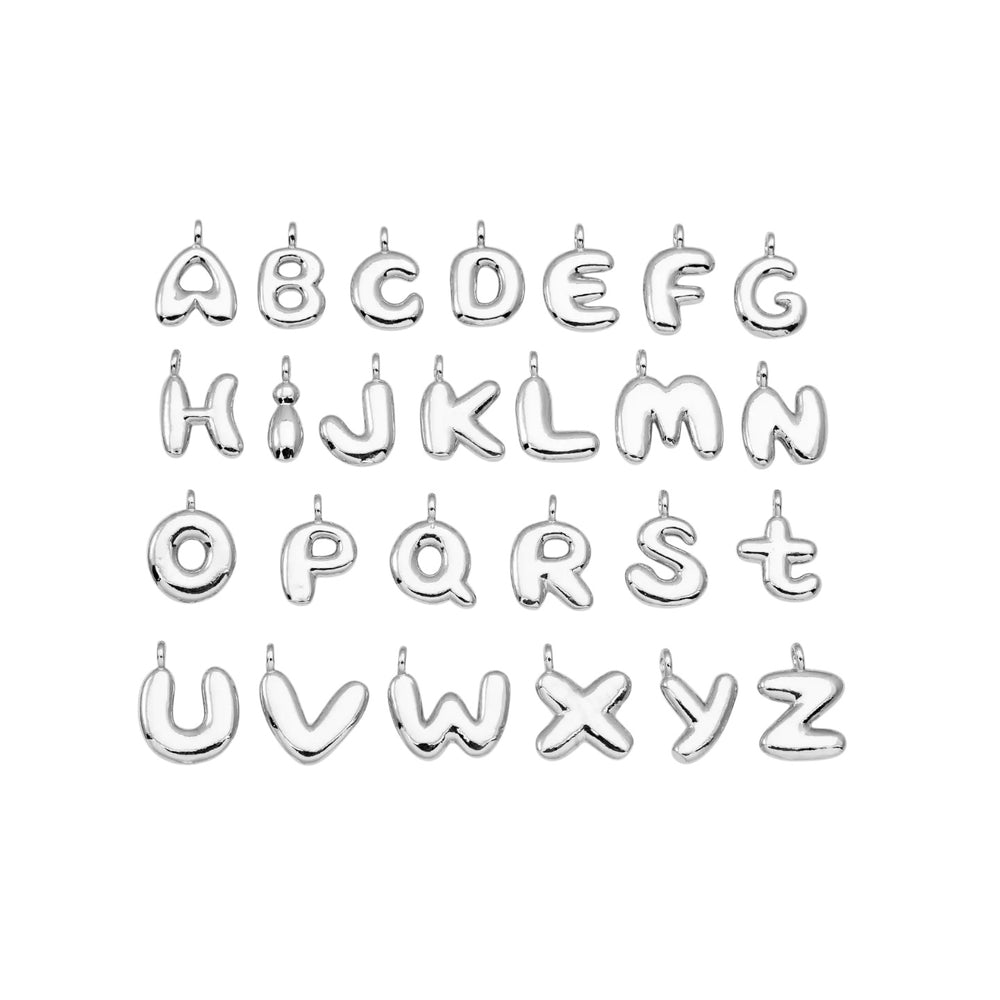Gold-Filled Alphabet Balloon Initial Pendant Charm