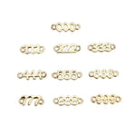 Gold Filled Angel Number Charm Connector
