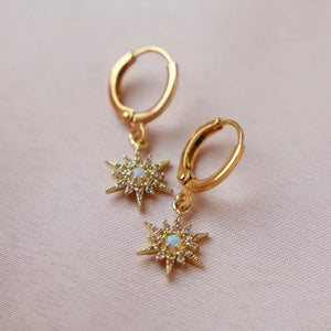Opalite Starburst Huggies