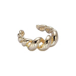 Twisted & Twined Spiral Gold Ring