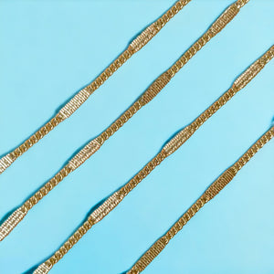 Pressed Detail Belly Chain