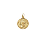 Gold Filled Ancient Roman Charm Pendant Coin