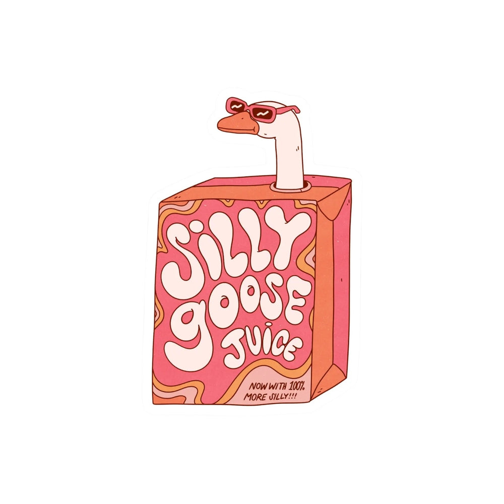 Silly Goose Juice Sticker