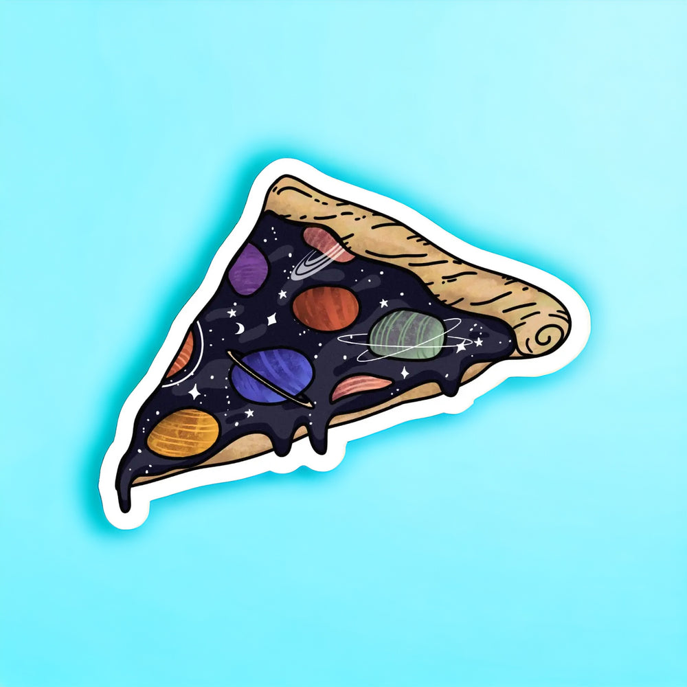 Planet Pizza Sticker