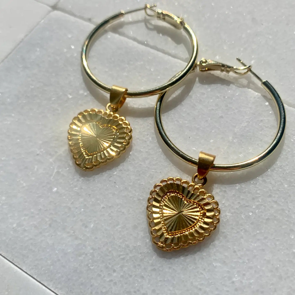 Heartbreaker Hoop Earrings