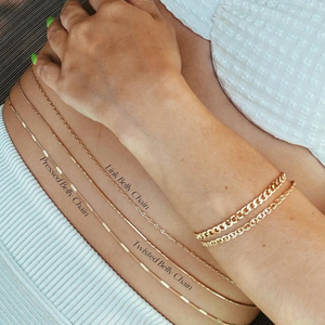 Pressed Detail Belly Chain