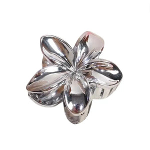 Hawaiian Flora Hair Claw Clip Available in Gold & Silver