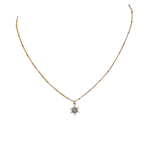 Opal Starburst Necklace