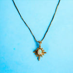 Starbright Necklace  Star Opal 14k Gold Necklace