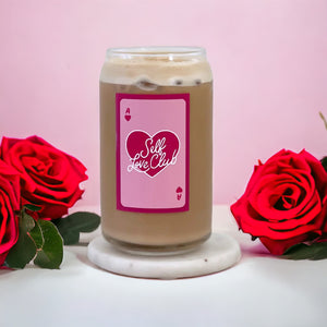 Self Love Club | Ace Of Hearts |Modern Coffee Glass