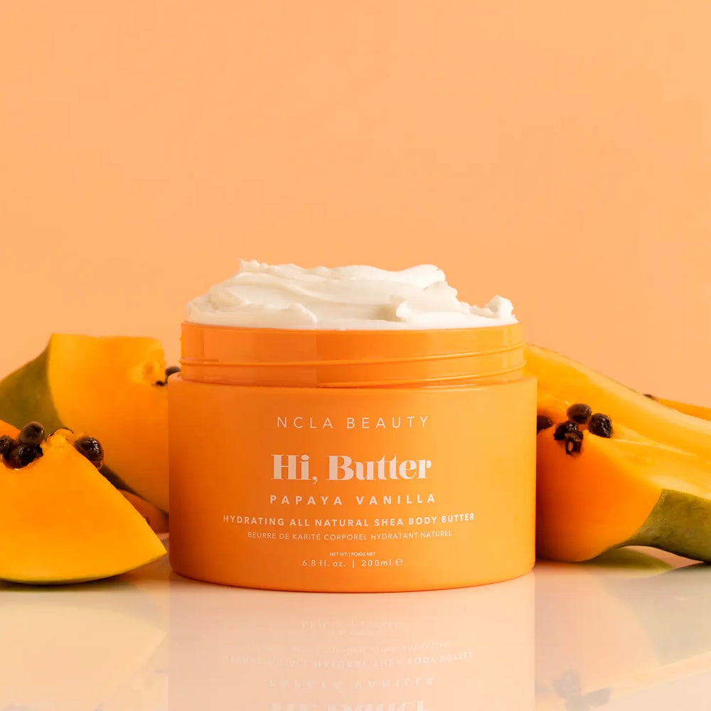 Hi, Butter All Natural Shea Body Butter - Papaya Vanilla