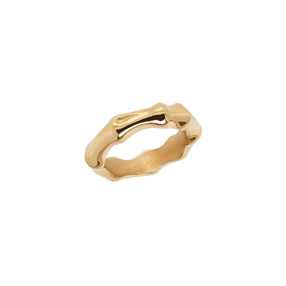 Driftwood Waterproof Gold Ring