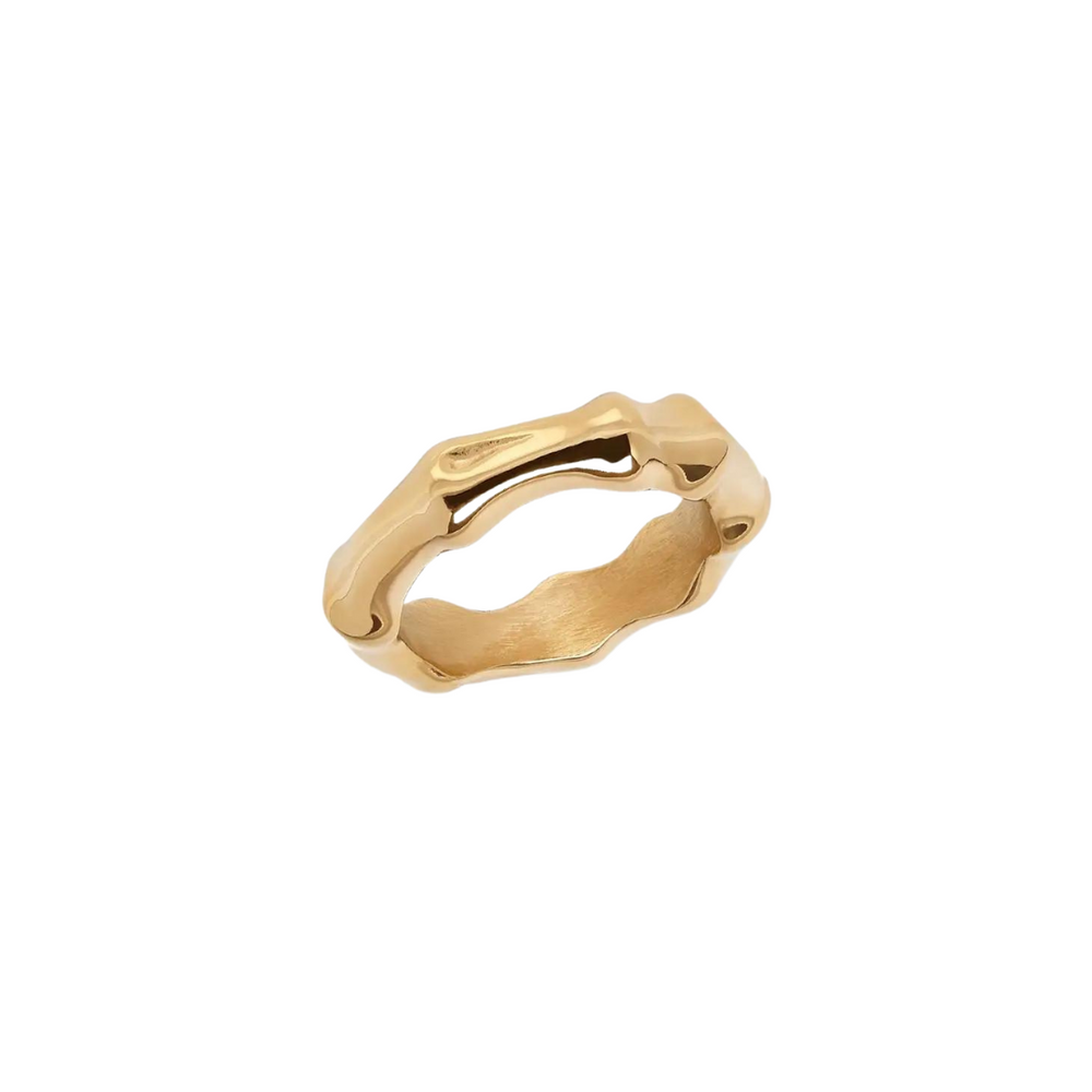 
                
                    Load image into Gallery viewer, Driftwood Waterproof Gold Ring
                
            