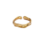 Minimalist Simple Gold Adjustable Ring