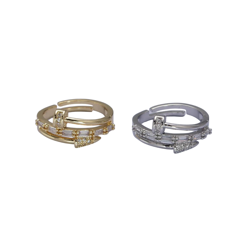 Diamond Nail Ring