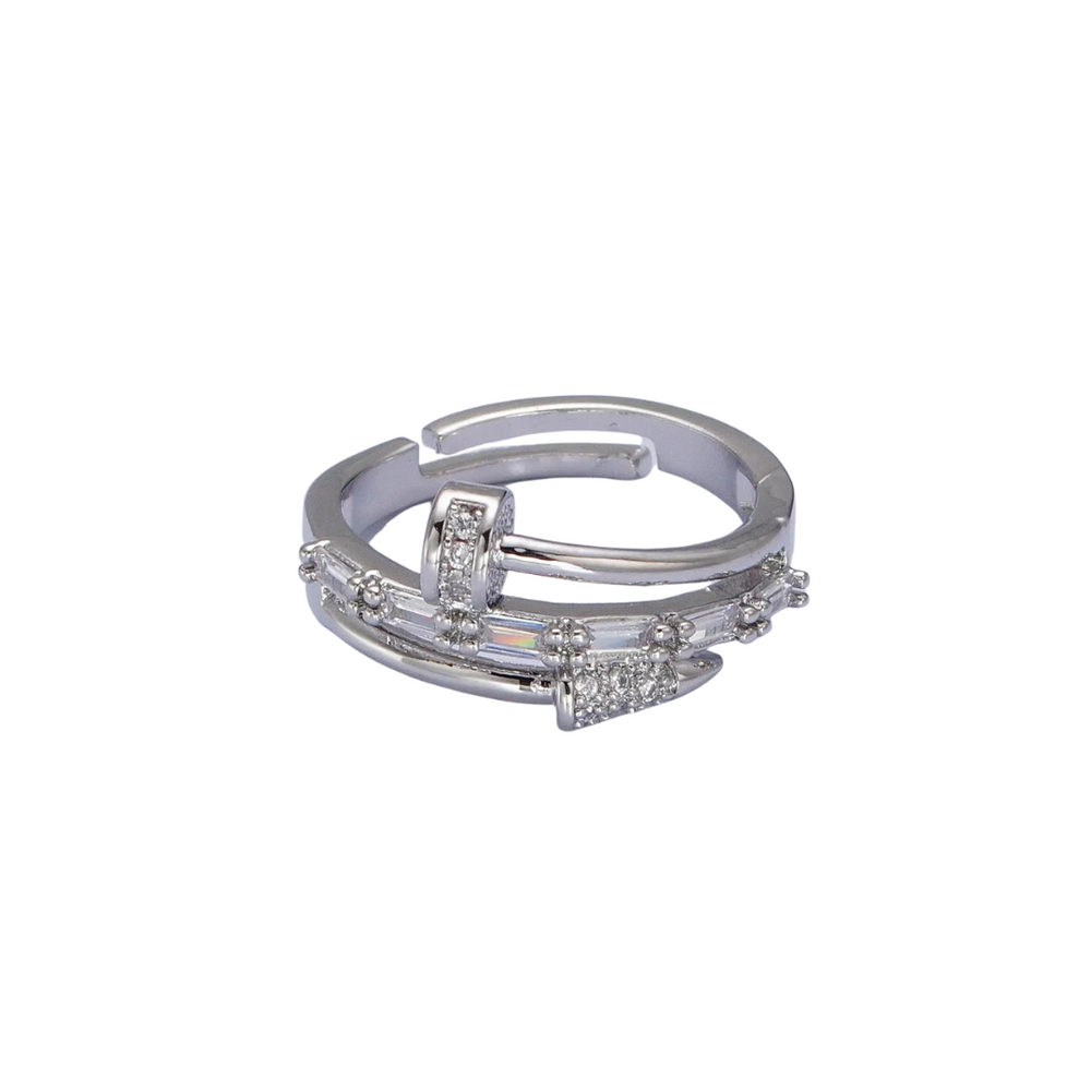 Diamond Nail Ring