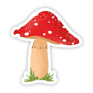 
                
                    Load image into Gallery viewer, Red Mushroom Sticker
                
            