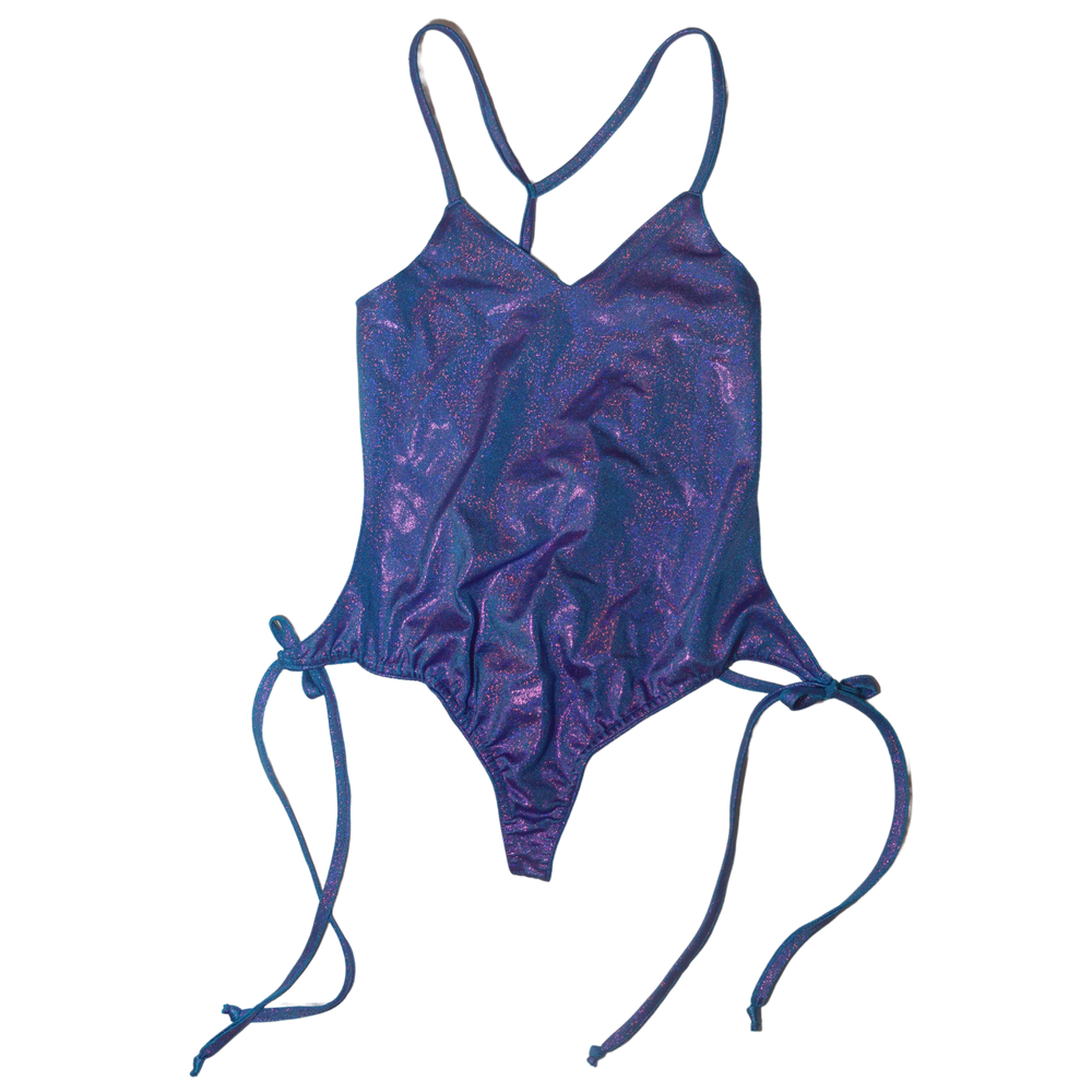 Violet Deep Pink Razor Back One Piece